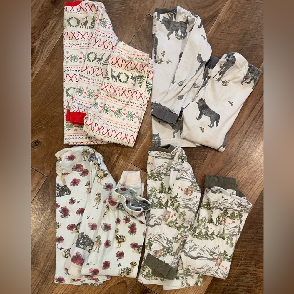 Burt Bees pajamas bundle size 2T